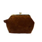 COACH Coach Kisslock Frame 27 Suede Bag