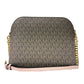 Michael Kors Jet Set Medium X Dome PVC Crossbody Bag