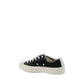 Comme Des Garçons Play x Converse Black Cotton Low Top Sneakers