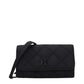 Tory Burch Black Leather Clutch Bag