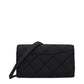 Tory Burch Black Leather Clutch Bag