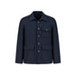 Autore Blue Cashmere Full-Length Jacket