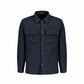 Autore Blue Cashmere Full-Length Jacket