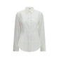 Brunello Cucinelli White Cotton Shirt