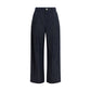 Brunello Cucinelli Blue Cotton Casual Pants