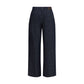 Brunello Cucinelli Blue Cotton Casual Pants