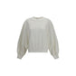 Brunello Cucinelli White Cotton Sweatshirt