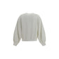 Brunello Cucinelli White Cotton Sweatshirt