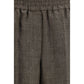 Brunello Cucinelli Brown Linen Casual Pants