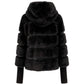 Baldinini Trend Black Polyester Women Jacket
