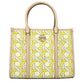 Tory Burch Yellow Fabric Handbag
