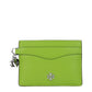 Tory Burch Green Leather Cardholder