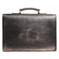 Dolce & Gabbana Black Leather Shoulder Satchel Briefcase Men Borse Bag