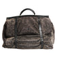 Dolce & Gabbana Black Shearling Leather Messenger Shoulder Men Borse Bag