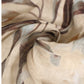 Dolce & Gabbana Men Beige Floral Linen Square Foulard Scarf