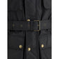 Belstaff Black Cotton Full-Length Jacket