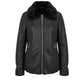 Baldinini Trend Black PU Women Jacket