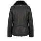 Baldinini Trend Black PU Women Jacket