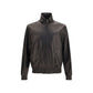 Valentino Garavani Black Lamb Ovis Aries Leather Jacket