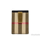 Burberry House Check Chase Black Grainy Leather Money Clip Card Case Wallet