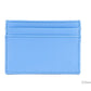 Versace Mini Medusa DV Blue Quilted Smooth Nappa Leather Card Case Wallet