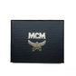 MCM Neon Yellow Visetos Diamond Logo Card Case Wallet