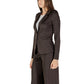 ICHI Brown Polyester Blazer