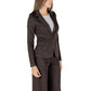 ICHI Brown Polyester Blazer