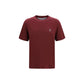 Brunello Cucinelli Bordeaux Cotton T-Shirt