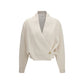 Brunello Cucinelli Beige Cashmere Cardigan
