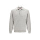 Brunello Cucinelli Gray Cashmere Polo Shirt
