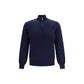 Brunello Cucinelli Blue Cashmere Sweater
