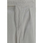 Brunello Cucinelli White Cotton Casual Pants