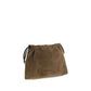 Brunello Cucinelli Brown Calf Leather Bos Taurus Shoulder Bag