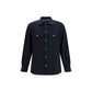 Brunello Cucinelli Blue Wool Oves Aries Shirt
