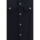Brunello Cucinelli Blue Wool Oves Aries Shirt