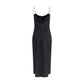 Calvin Klein Gray Wool Oves Aries Cocktail Dress