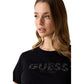 Guess Black Cotton T-Shirt
