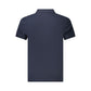 Iceberg Blue Cotton Mens Polo Shirt