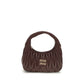 Miu Miu Bordeaux Calf Leather Bos Taurus Shoulder Bag