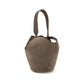 Khaite Brown Calf Leather Bos Taurus Shoulder Bag