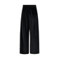 Darkpark Black Viscose Casual Pants