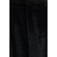 Darkpark Black Viscose Casual Pants