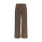 The Row Brown Cotton Casual Pants