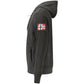 Norway 1963 Black Polyester Mens Sweatshirt with Hood