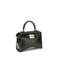 Balenciaga Black Calf Leather Bos Taurus Shoulder Bag