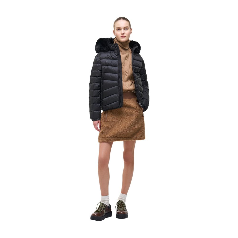 Colmar Originals Black Polyamide Full-Length Jacket