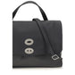 Zanellato Blue Calf Leather Bos Taurus Handbag