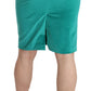 Chic Forest Green Pencil Skirt