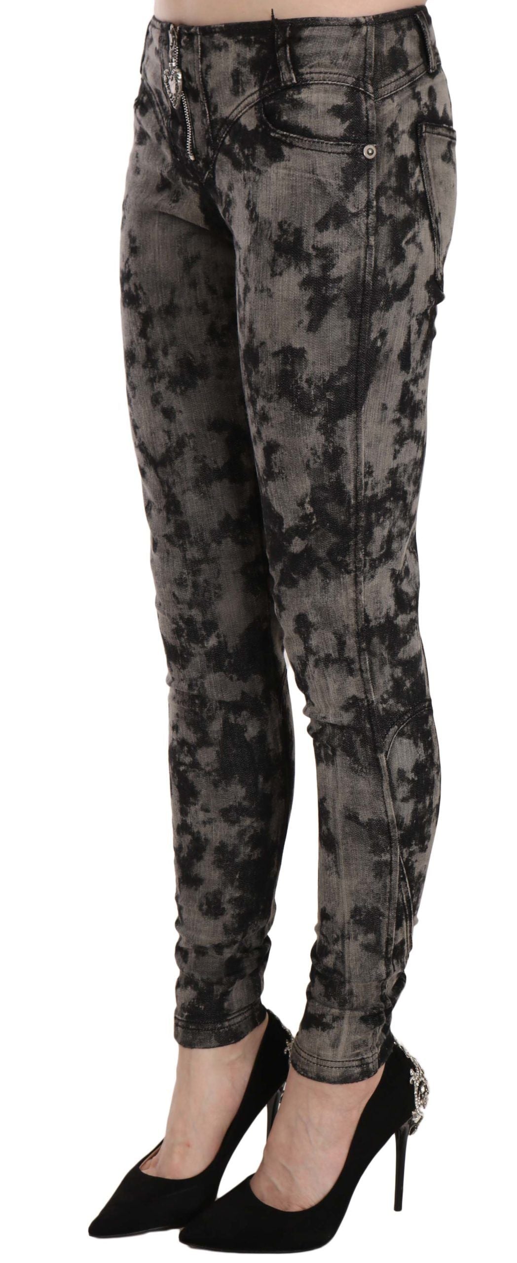 Elegante Skinny-Jeans mit niedriger Taille